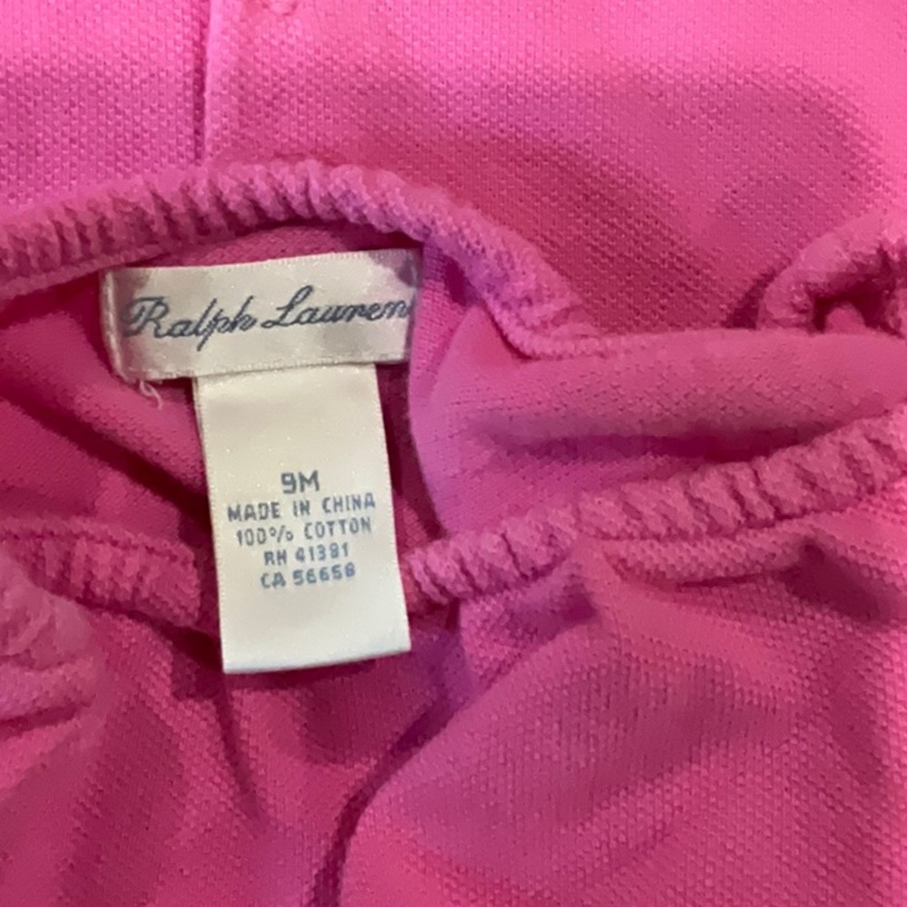 🌷RALPH LAUREN LITTLE GIRL’S DRESS IN SIZE  9 MONTHS - Picture 3 of 3